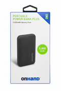 OnHand Portable Power Bank Black