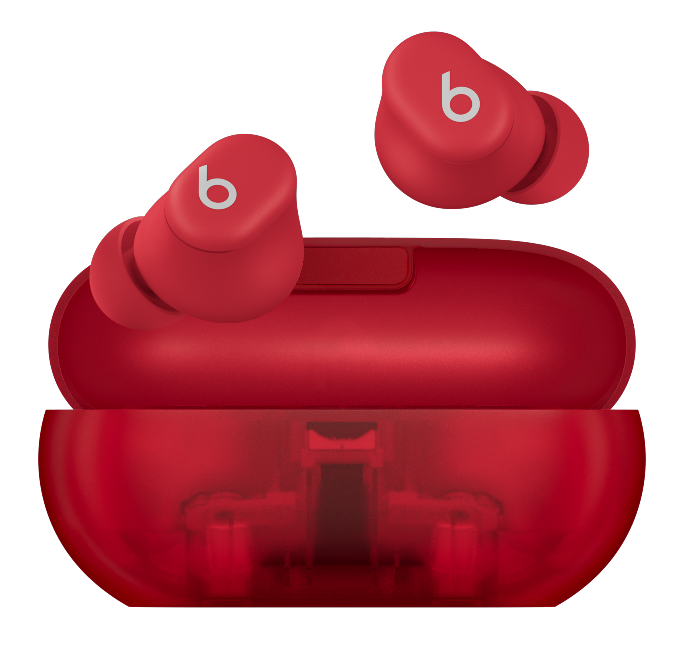 Beats Solo Buds - True Wireless Earbuds - Transparent Red