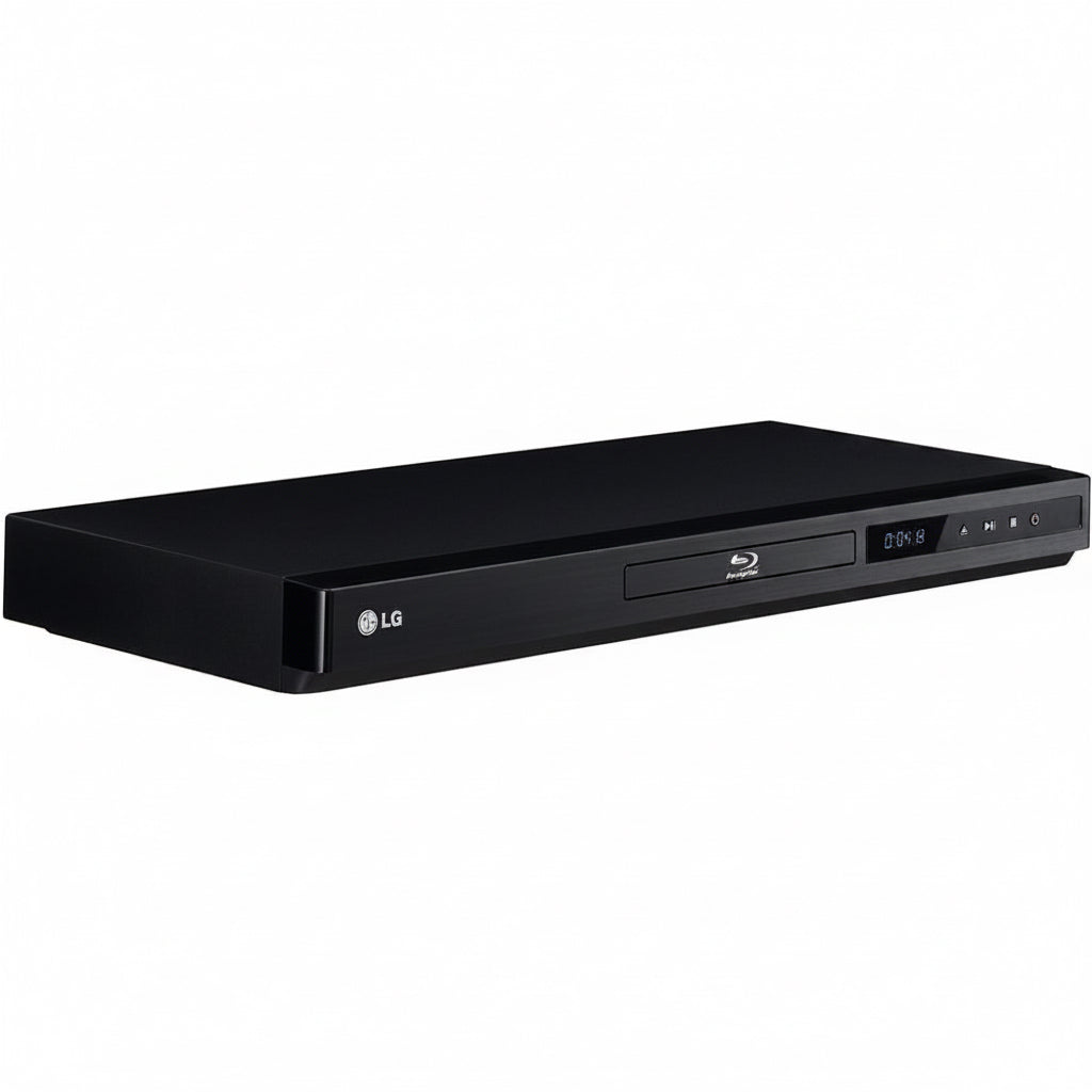 LG Blu Ray player on white background