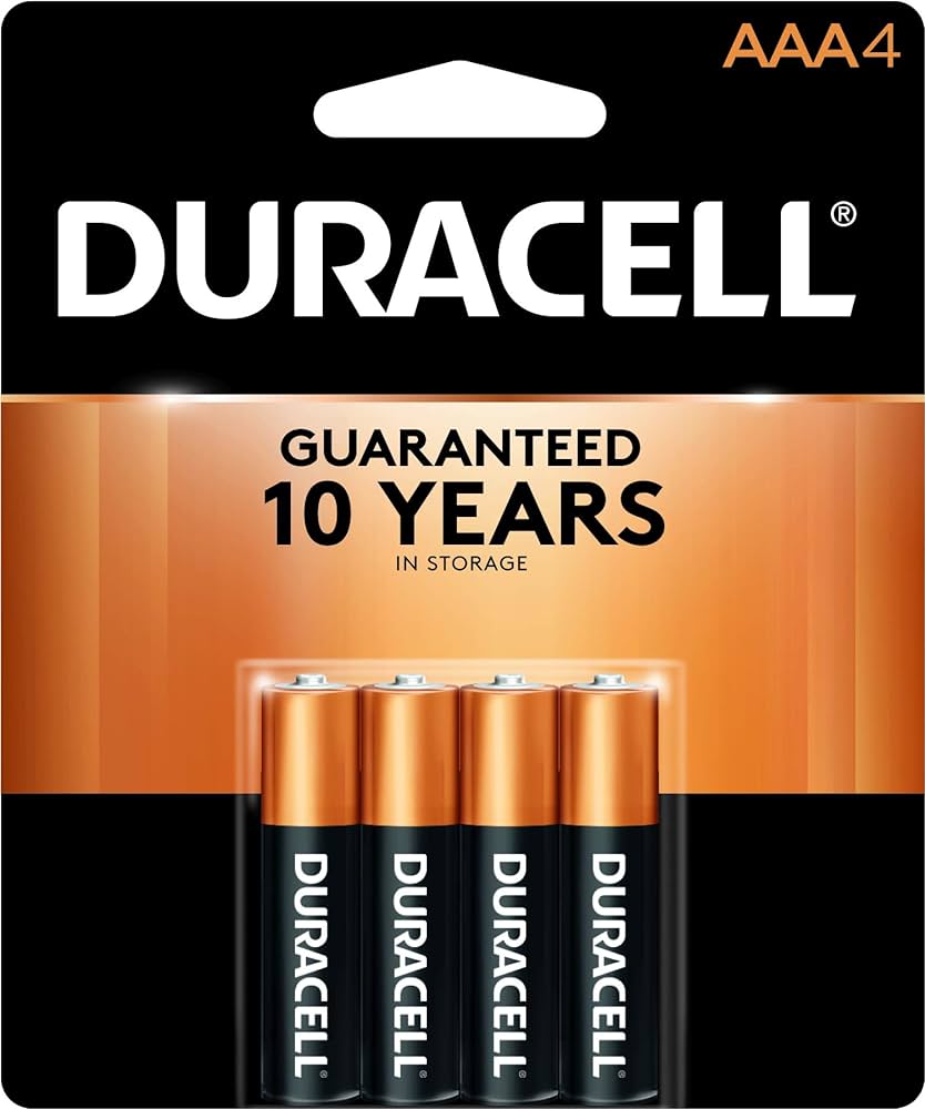 Duracell 4-Pack AAA Batteries