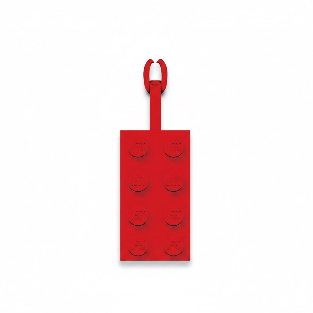 LEGO Luggage Tag Red