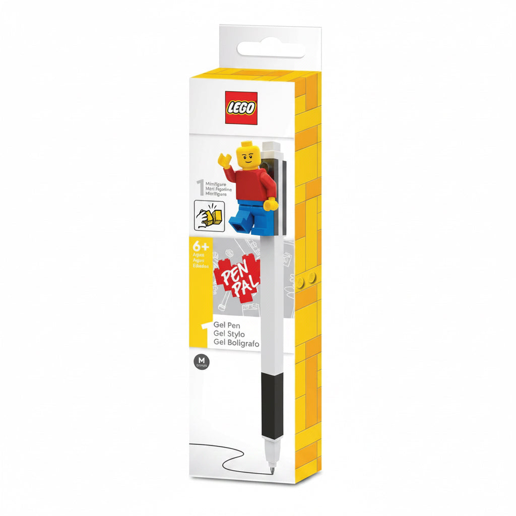 LEGO Pen Pal Gel Pen with Minifigure Black