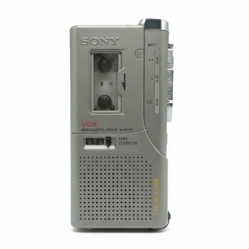 Sony M-635VK MicroCassette Voice Recorder
