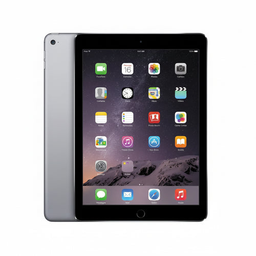 iPad with app icons displayed on a white background