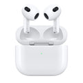 Apple AirPods 3 open on a white background
