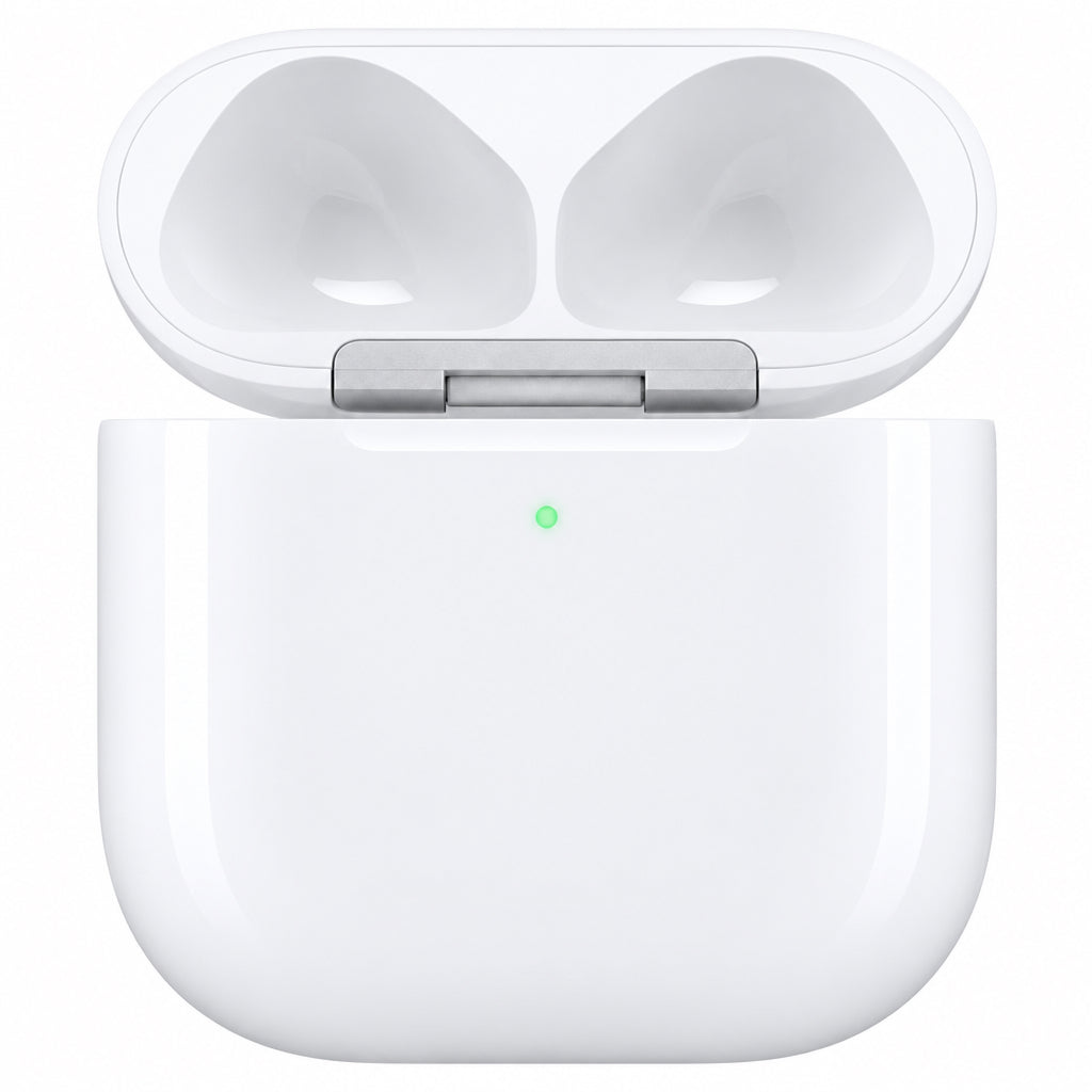 AirPods 4 case pen and on a white background