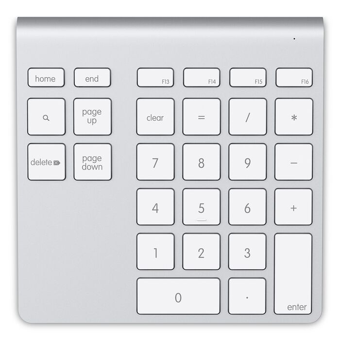 wireless Belkin numeric pad on white background