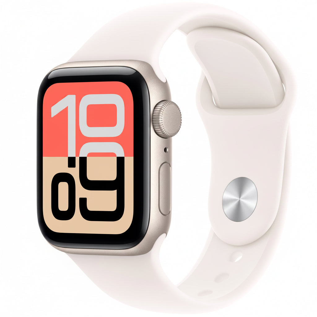 Apple Watch SE 3 GPS 40mm - Starlight Aluminum Case with Starlight Sport Band - M/L
