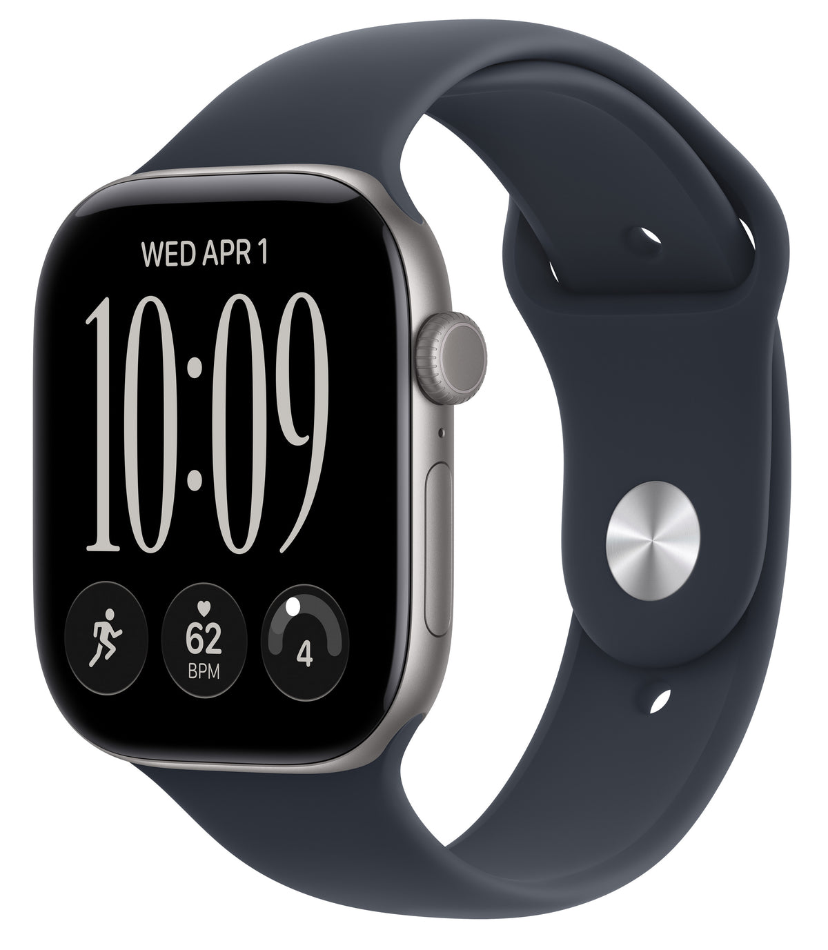 Apple Watch series 12 Space Gray on a white background