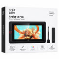 XPPen display and pen on white background