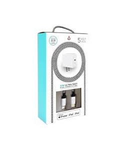 Libratel 20 Watt Charger with 5ft USB-C to Lightning Cable