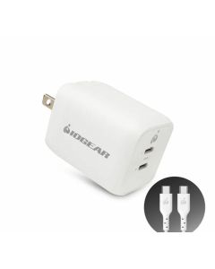 IOGEAR Dual USB-C 65W GaN Charger