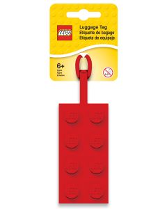 LEGO Luggage Tag Red