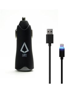Libratel 2-port Smart Car Charger with Charging Cable