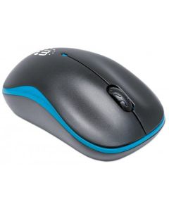 Manhattan Wireless Mouse Blue and Black