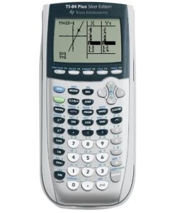 (REtech) Texas Instruments 84 Plus Graphing Calculator - Silver Edition