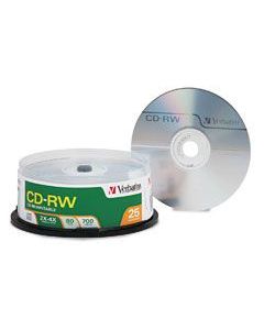 (REtech) Verbatim CD-RW 25pk